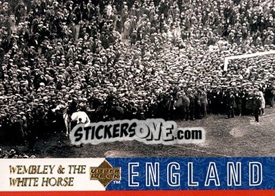 Sticker Wembley and the white horse - England 1998 n. 78 - Upper Deck