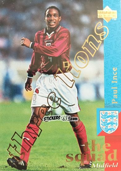 Sticker Paul Ince - England 1998 n. 87 - Upper Deck