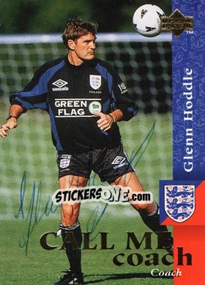Sticker Glenn Hoddle - England 1998 - Upper Deck