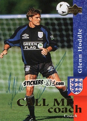 Sticker Glenn Hoddle - England 1998 n. 90R - Upper Deck
