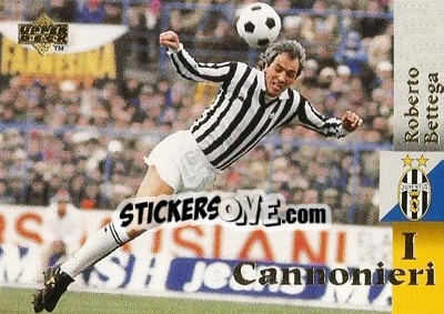 Sticker Roberto Bettega - Juventus 1997 - Upper Deck