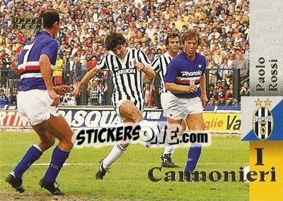 Sticker Paolo Rossi - Juventus 1997 - Upper Deck