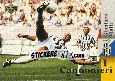 Sticker Gianluca Vialli - Juventus 1997 - Upper Deck