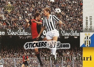 Sticker Romeo Benetti - Juventus 1997 n. 5 - Upper Deck