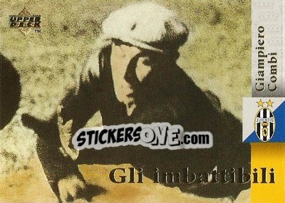 Sticker Gianpiero Combi - Juventus 1997 - Upper Deck