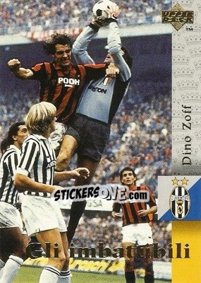 Sticker Dino Zoff - Juventus 1997 n. 8 - Upper Deck