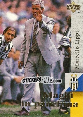 Sticker Marcello Lippi - Juventus 1997 n. 10 - Upper Deck