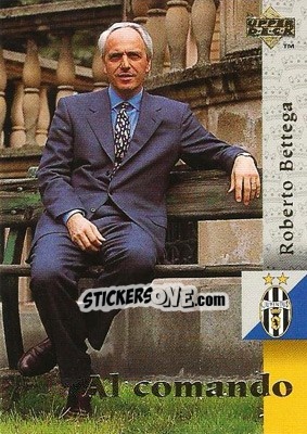 Sticker Roberto Bettega - Juventus 1997 n. 12 - Upper Deck