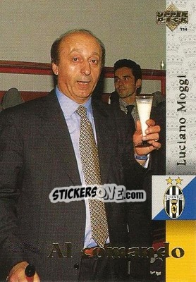 Figurina Luciano Moggi - Juventus 1997 - Upper Deck