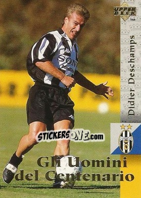 Sticker Didier Deschamps - Juventus 1997 - Upper Deck