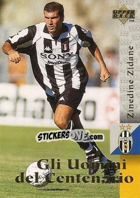 Cromo Zinedine Zidane - Juventus 1997 - Upper Deck