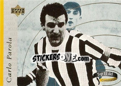 Cromo Carlo Parola - Juventus 1997 - Upper Deck