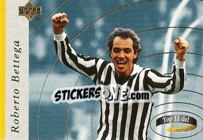 Sticker Roberto Bettega - Juventus 1997 n. 27 - Upper Deck