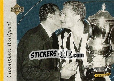 Sticker Giampiero Boniperti - Juventus 1997 n. 28 - Upper Deck