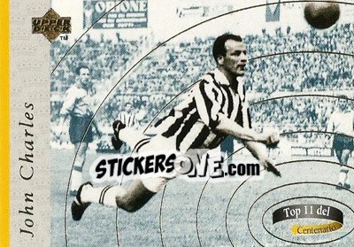 Sticker John Charles - Juventus 1997 - Upper Deck