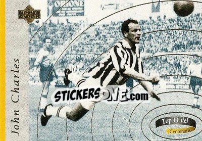Sticker John Charles - Juventus 1997 n. 29 - Upper Deck