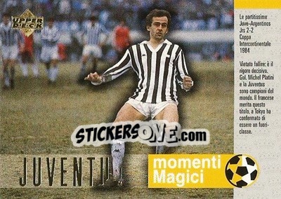 Cromo Coppa Intercontinentale 1984 - Juventus 1997 - Upper Deck
