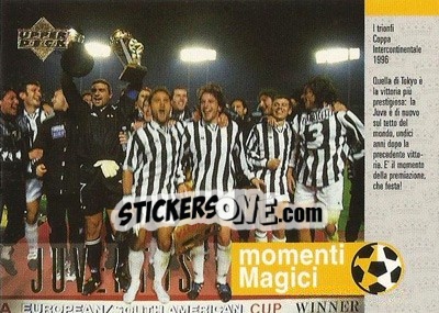 Sticker Coppa Intercontinentale 1996 - Juventus 1997 - Upper Deck