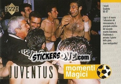 Figurina Scudetto 1996-1997 - Juventus 1997 - Upper Deck