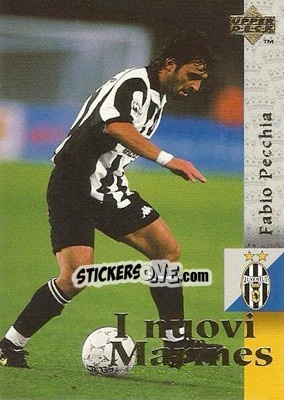 Sticker Fabio Pecchia - Juventus 1997 - Upper Deck