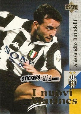 Sticker Alessandro Birindelli - Juventus 1997 - Upper Deck