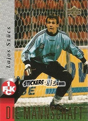 Sticker Lajos Szucs - FC Kaiserslautern 1998 - Upper Deck