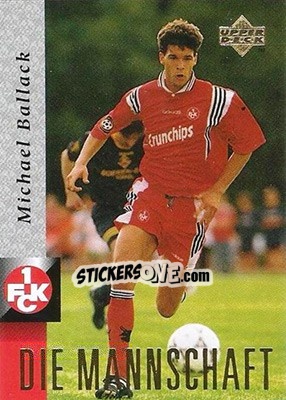 Sticker Michael Ballack - FC Kaiserslautern 1998 n. 3 - Upper Deck