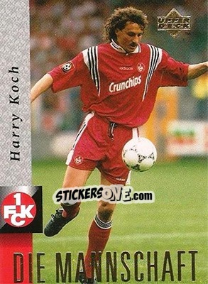 Sticker Harry Koch - FC Kaiserslautern 1998 - Upper Deck