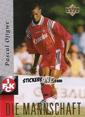 Sticker Pascal Ojigwe - FC Kaiserslautern 1998 - Upper Deck