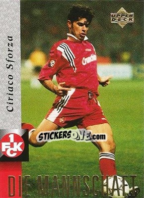 Sticker Ciriaco Sforza - FC Kaiserslautern 1998 - Upper Deck