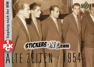 Sticker Empfang nach der WM 1954