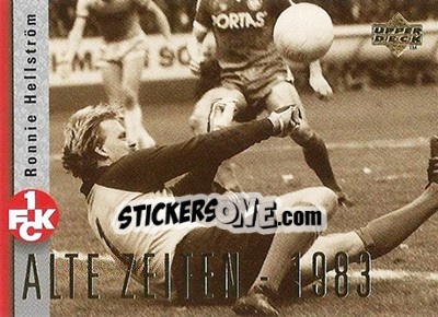 Sticker Ronnie Hellström 1983 - FC Kaiserslautern 1998 - Upper Deck