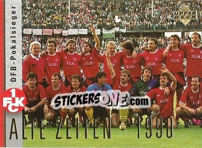 Cromo DFB-Pokalsieger 1990 - FC Kaiserslautern 1998 - Upper Deck