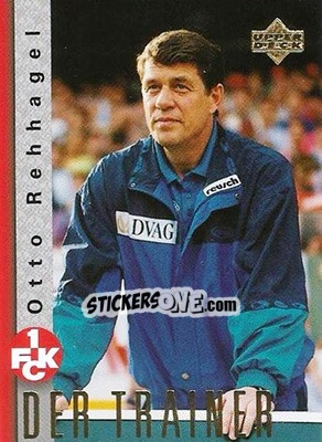 Sticker Otto Rehhagel - FC Kaiserslautern 1998 - Upper Deck