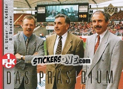 Sticker Axel Ulmer / Hubert Kebler / Berthold Bandner - FC Kaiserslautern 1998 - Upper Deck