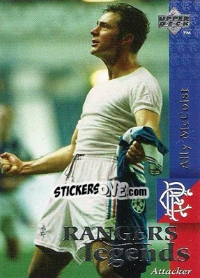 Sticker Ally McCoist - Glasgow Rangers FC 1997-1998 n. 2 - Upper Deck
