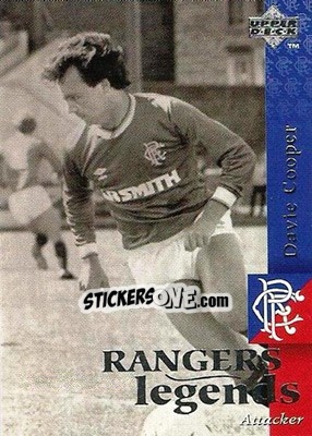 Sticker Davie Cooper - Glasgow Rangers FC 1997-1998 n. 3 - Upper Deck