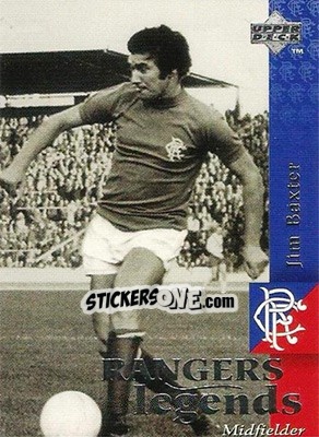 Sticker Jim Baxter - Glasgow Rangers FC 1997-1998 - Upper Deck