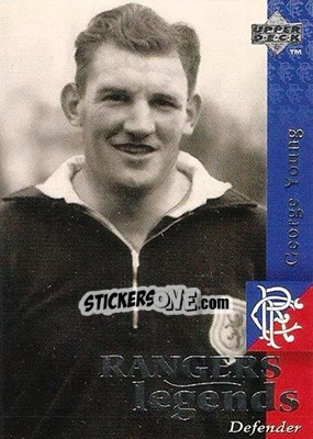Sticker George Young - Glasgow Rangers FC 1997-1998 - Upper Deck