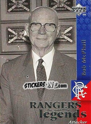 Sticker Bob McPhail - Glasgow Rangers FC 1997-1998 - Upper Deck