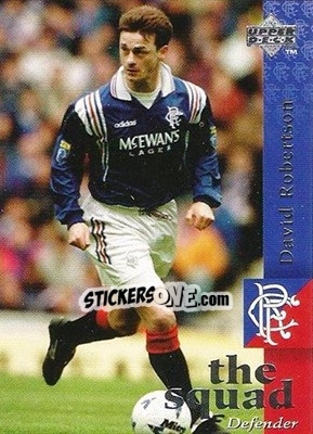 Sticker David Robertson - Glasgow Rangers FC 1997-1998 n. 11 - Upper Deck