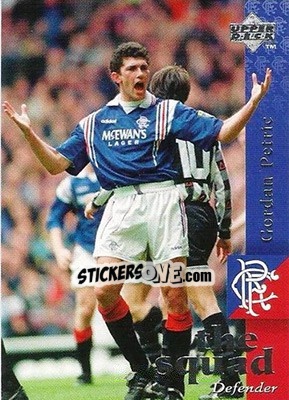 Sticker Gordon Petric - Glasgow Rangers FC 1997-1998 - Upper Deck