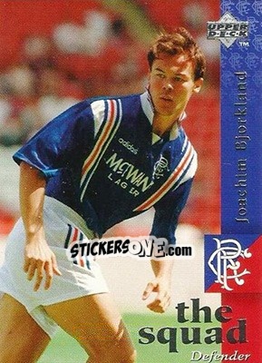 Sticker Joachim Bjorklund - Glasgow Rangers FC 1997-1998 - Upper Deck