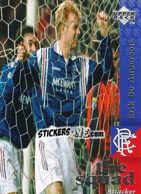 Sticker Erik Bo Andersen - Glasgow Rangers FC 1997-1998 - Upper Deck