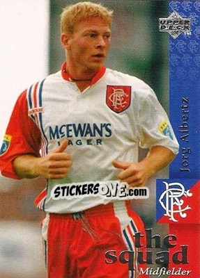Sticker Jorg Albertz - Glasgow Rangers FC 1997-1998 - Upper Deck