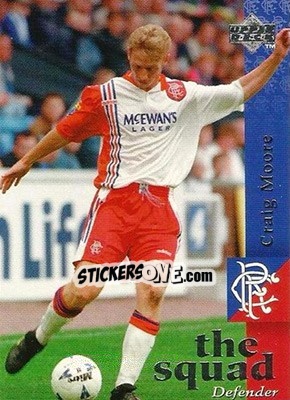 Sticker Craig Moore - Glasgow Rangers FC 1997-1998 - Upper Deck