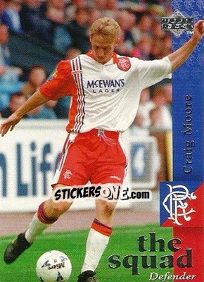 Sticker Craig Moore - Glasgow Rangers FC 1997-1998 n. 20 - Upper Deck