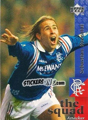 Sticker Sebastian Rozental - Glasgow Rangers FC 1997-1998 - Upper Deck
