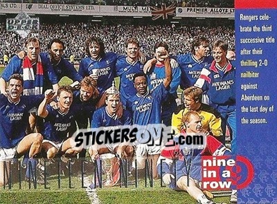 Sticker Season 1990-91 - Glasgow Rangers FC 1997-1998 n. 33 - Upper Deck