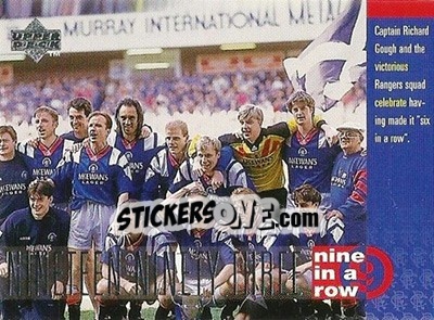 Sticker Season 1993-94 - Glasgow Rangers FC 1997-1998 - Upper Deck